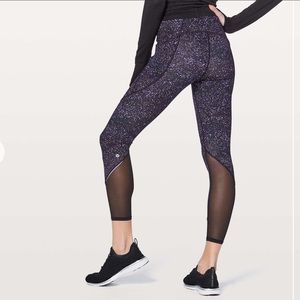 Lululemon Gait Keeper 7/8 Tight 25" Crystalline Multi Mesh Legging Size 2